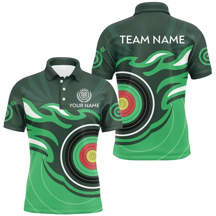 Polo de tir à l'arc à séchage rapide pour hommes