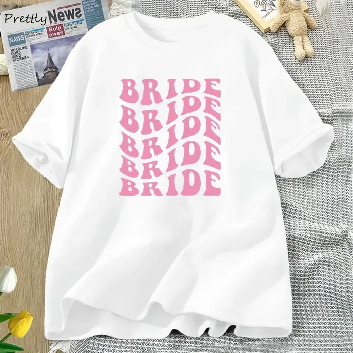 T-Shirts de Demoiselle d'Honneur Rétro pour Femme
