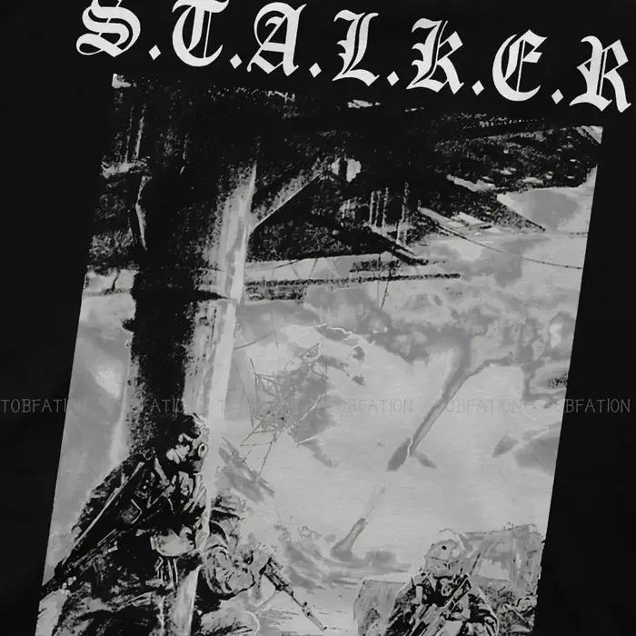 T-shirt spécial noir Stalker jeu confortable nouveau Design cadeau vêtements