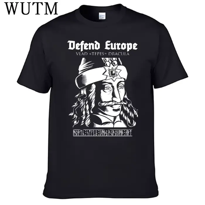 Difendre l'Europe t-shirt 100% coton hommes chemise