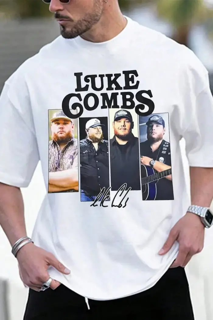T-shirt graphique rétro 2026 Luke Combs pour hommes et femmes