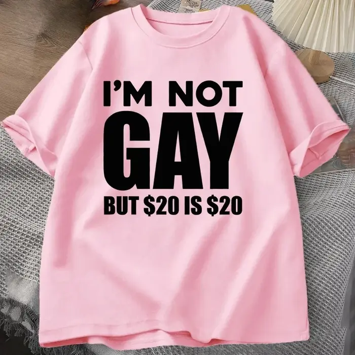 T-shirt « Je ne suis pas gay