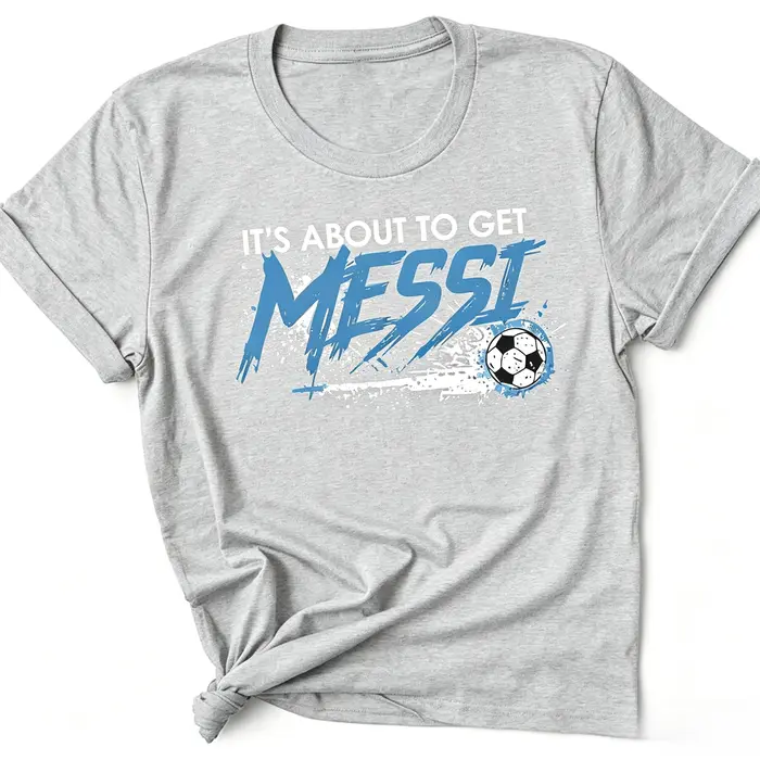 Coupe du Monde 2026 : Bientôt, vous aurez le T-shirt Messi ! T-shirt graphique de football amusant, cadeau pour les fans d'Argentine, vêtement.