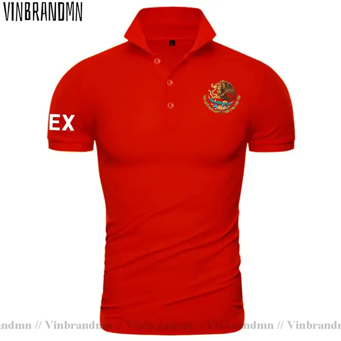 Polo MX MEX à manches courtes pour hommes