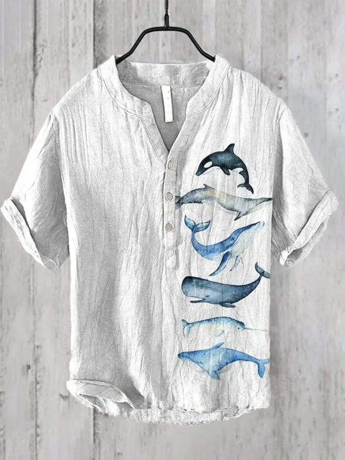 Pull rétro en lin pour hommes