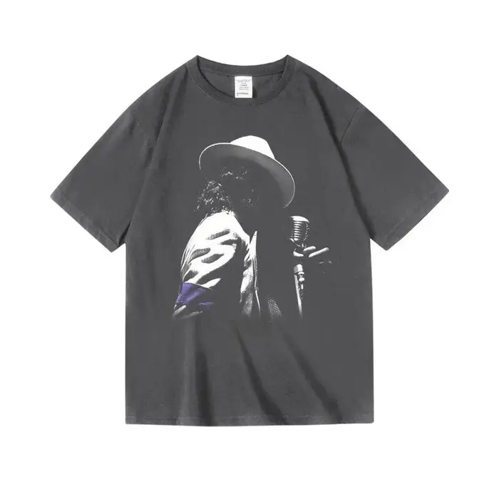 T-shirt Michael Jackson V4 2026 Nouveau Vintage Années 90 Graphique Hip Hop Streetwear Unisexe pour Hommes Femmes Cadeau Fan Haut Décontracté