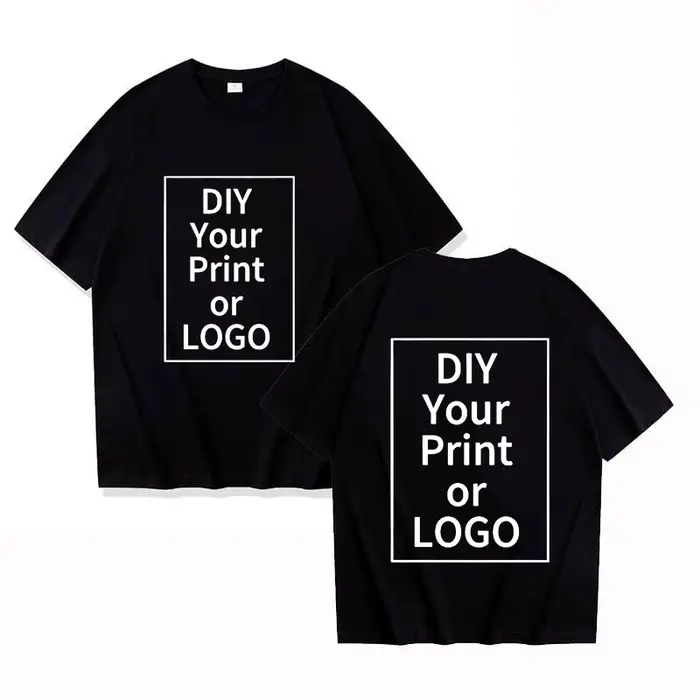 Nouveau t-shirt personnalisé concevoir votre propre texte de Photo traitement d'image professionnel