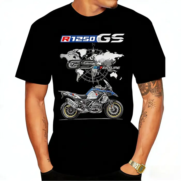 T-shirts de moto avec logo de moto GS 1250 - Respirants