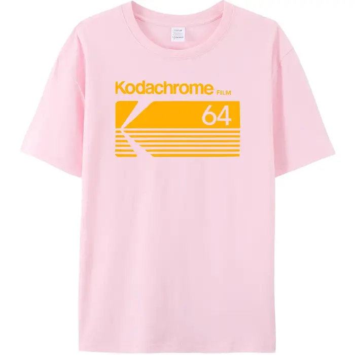 T-shirt manches courtes pour homme, estival et à la mode, avec logo Kooddak Kodachrome