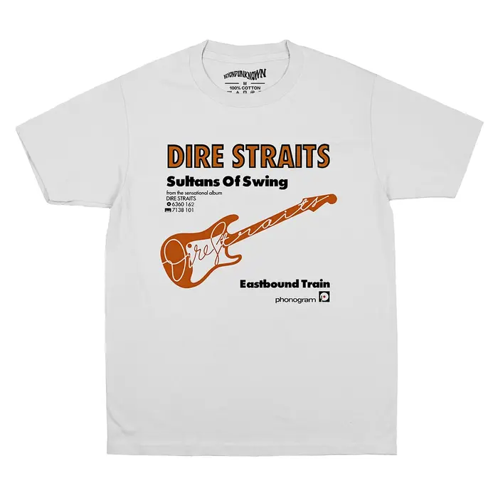 Dire Straits T-Shirt Sultans Of Swing Pop groupe de Rock classique Eric Clapton Supertramp coton été hommes manches courtes chemise