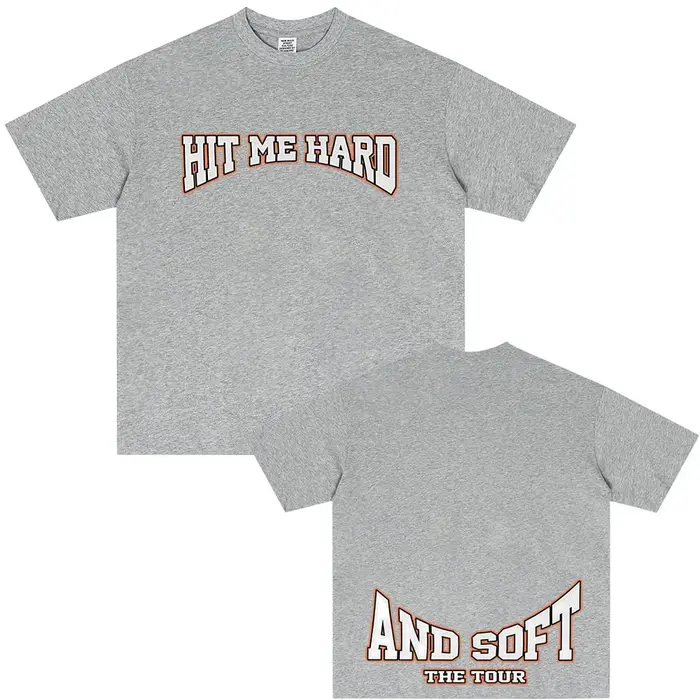 Hit Me dur et doux Tour 2025 offre spéciale Fan T-shirt hommes femmes mode Pop musique T-shirts décontracté