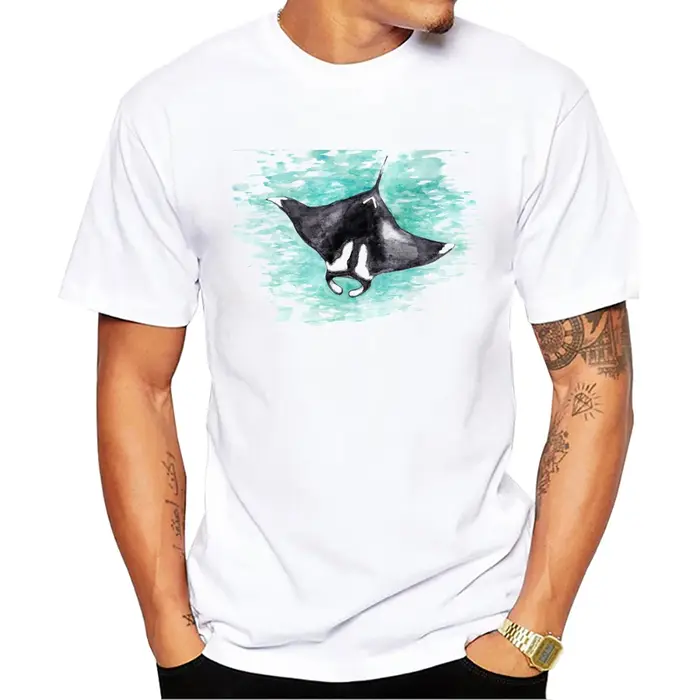 TEEHUB-T-Shirt à Manches Courtes et Col Rond pour Homme Streetwear Décontracté