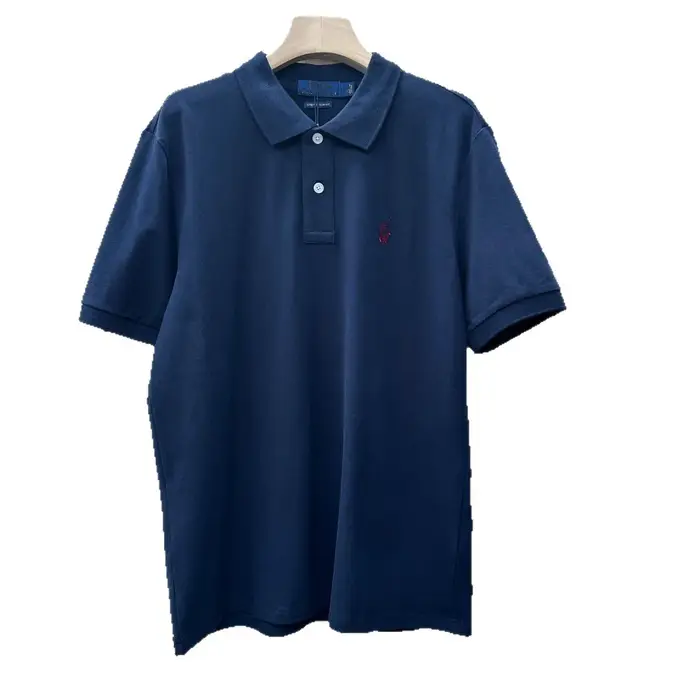 Polo brodé d'été pour homme