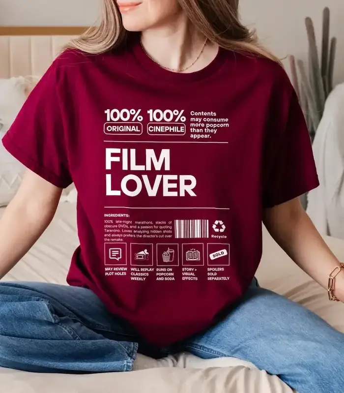 T-shirt amoureux du film