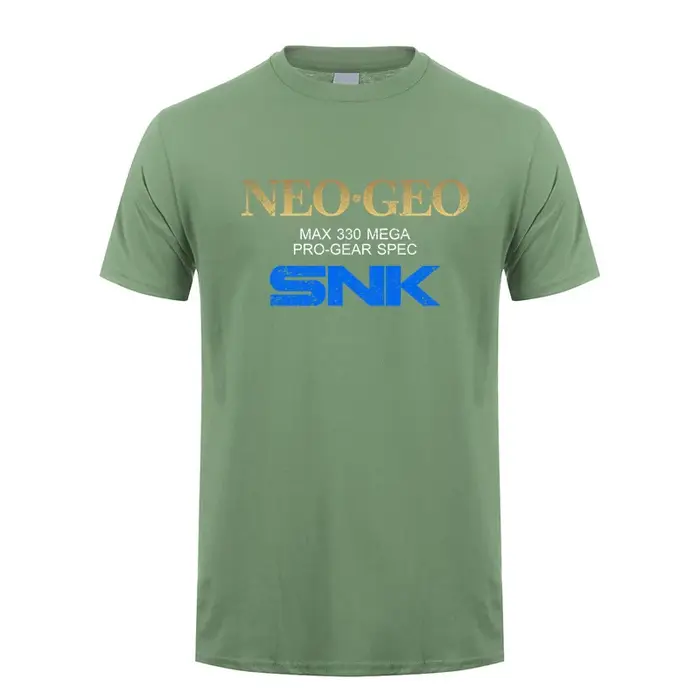 Neo Geo Pro Gear Spec t-shirt été hommes femmes coton à manches courtes Neo Geo T-shirts homme haut