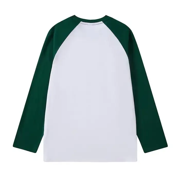 T-shirt à manches longues en pur coton pour hommes et femmes