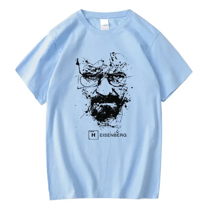 Hommes mode haut décontracté qualité 100% coton Breaking Bad t-shirts hommes Heisenberg Camisetas Ho