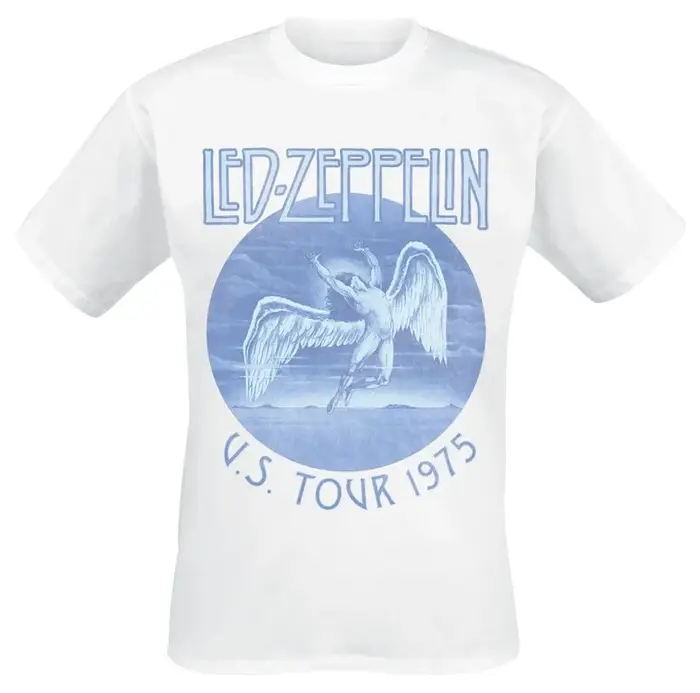 Shook Me Led Zeppelin Band T-Shirt 100% coton