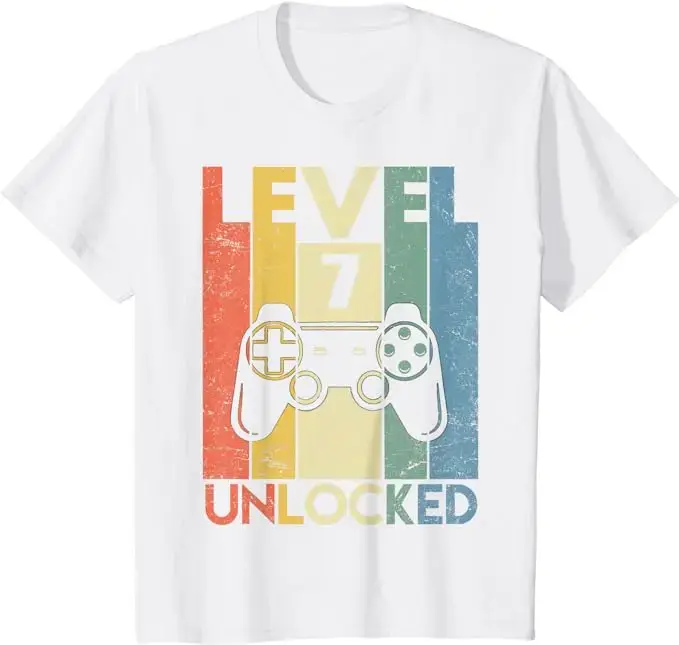 T-shirt graphique de jeu vidéo débloqué pour garçons