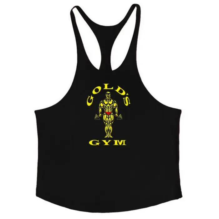 Débardeur d'entraînement coupe musculaire pour hommes, gilet d'entraînement transfrontalier, chemise