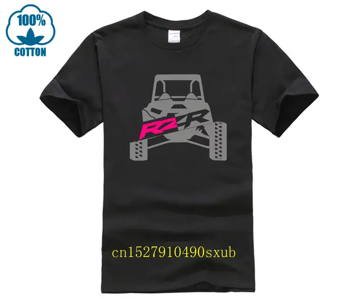 T-shirt imprimé décontracté et amusant pour hommes, personnalisé Polaris RZR