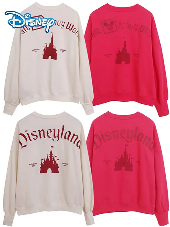 Sweat-shirt à manches longues et col rond pour femme