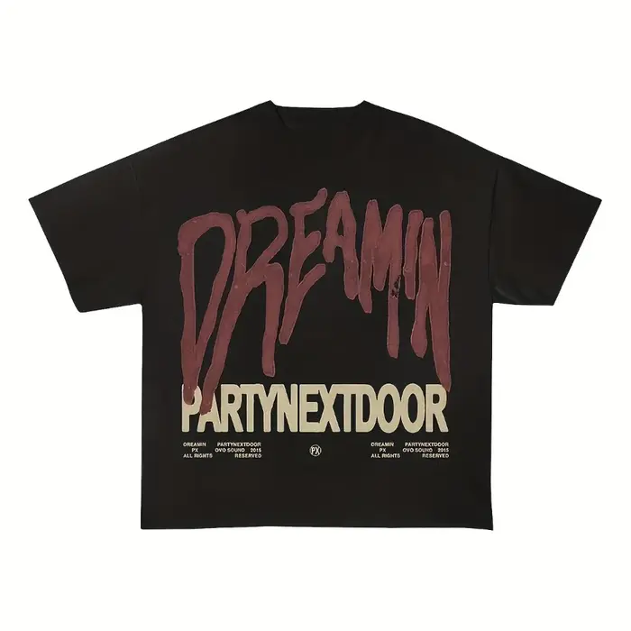 T-shirt rétro officiel PARTYNEXTDOOR pour homme et femme
