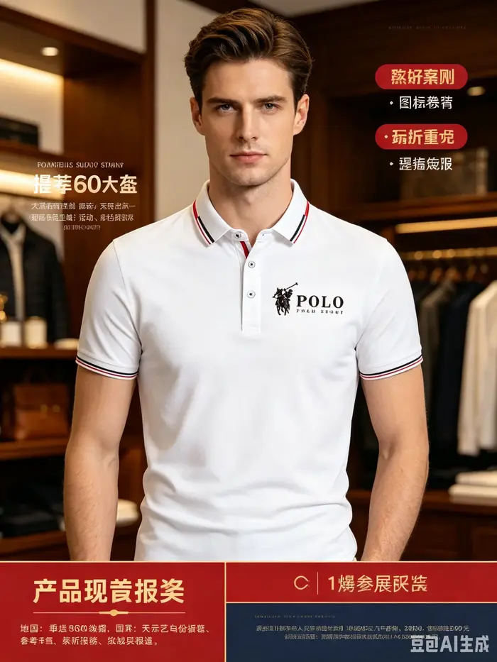 Polo personnalisé haut de gamme pour homme