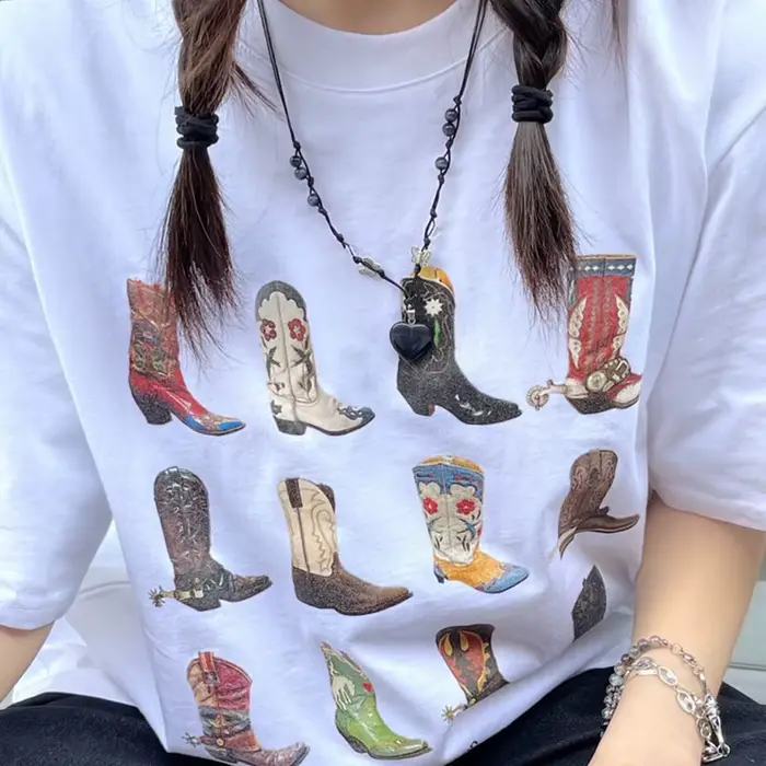 T-Shirt Western pour Femme