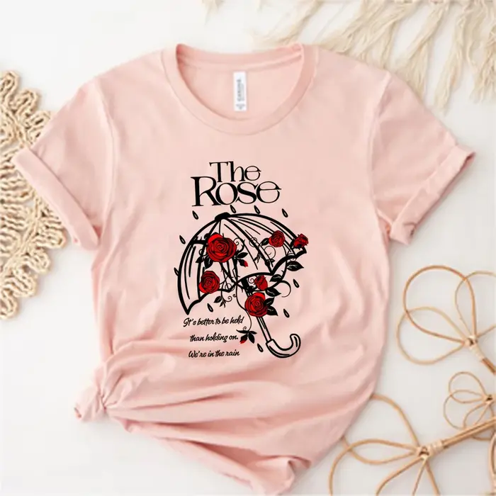 Elle est dans la pluie t-shirt la Rose Kpop chemises Dawn To Dusk Tour t-shirts