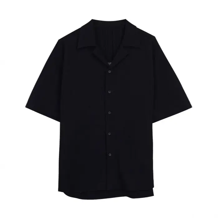 T-shirt décontracté polyvalent à col cubain et manches courtes pour homme, nouvelle collection été 2026