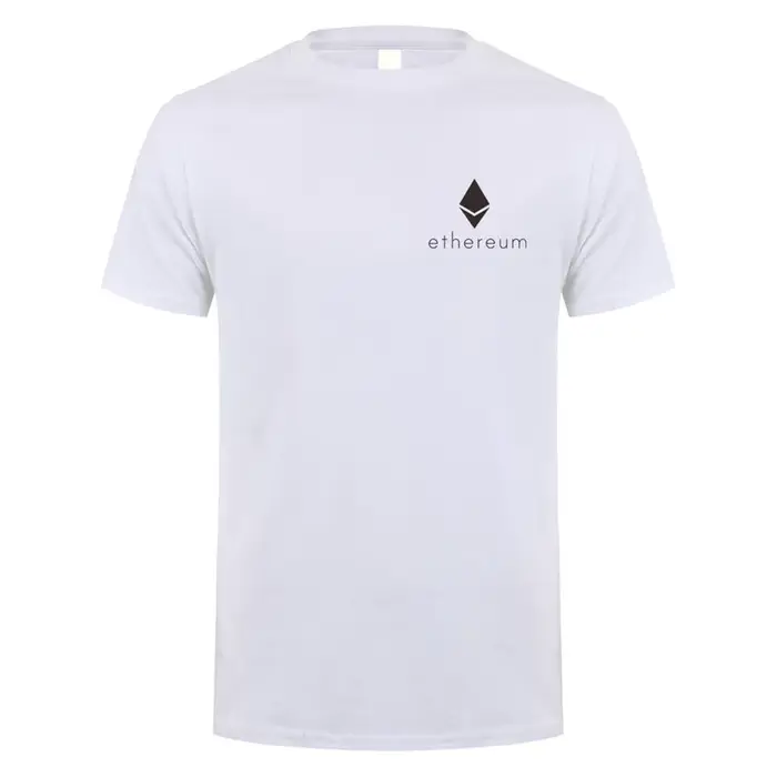 Crypto-monnaie Ethereum t-shirts homme Crypto t-shirt décontracté à manches courtes dessus frais ETH