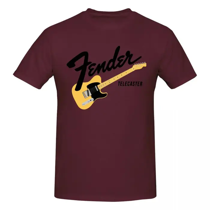 Fender Jimi Hendrix T-shirts vintage à col rond pour hommes et femmes