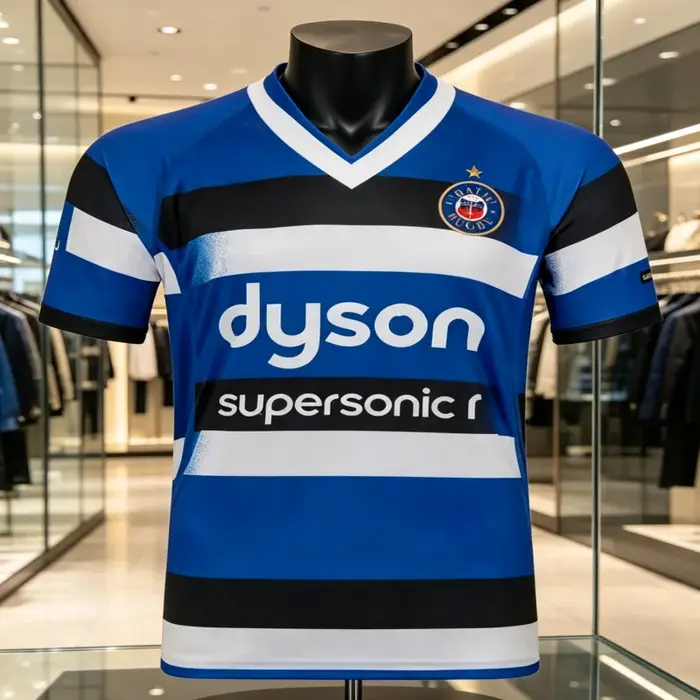 Maillot de rugby décontracté respirant à séchage rapide pour hommes et femmes, collection Europe 2026 Angleterre Bath, t-shirt de rugby britannique pour toute la famille et les enfants