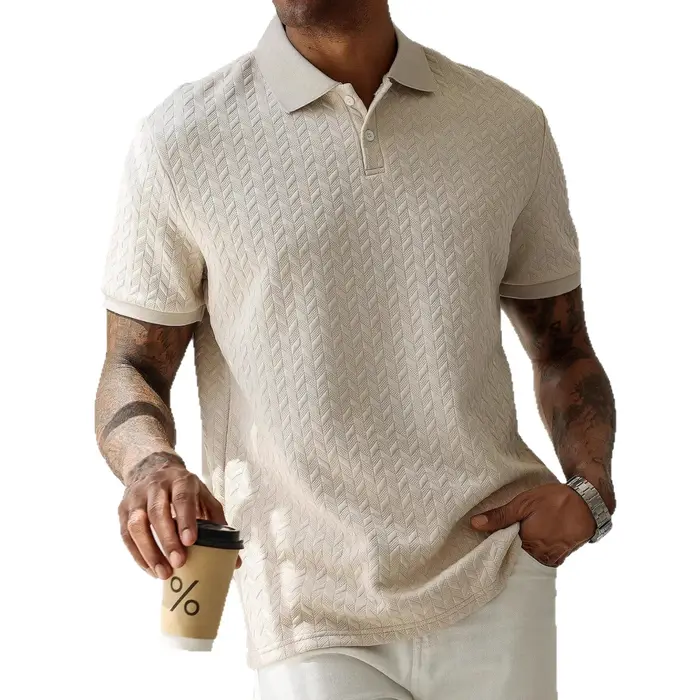 Nouveau polo à manches courtes pour homme