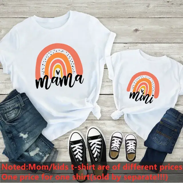 T-shirt de princesse pour mère et fille