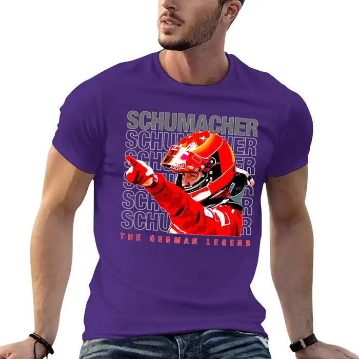 Nouveau casque Michael Schumacher F1 légende T-Shirt à manches courtes