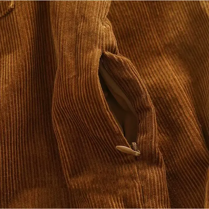 Veste Cargo Réversible en Tissu A + B pour Homme