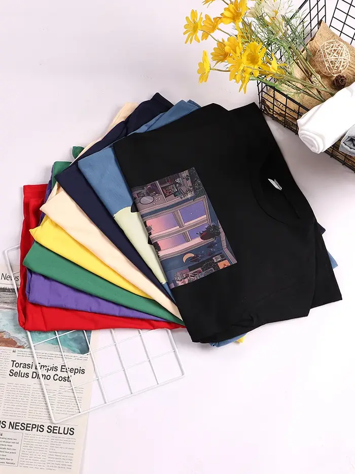 T-shirt d'été confortable, à la mode, Style 80'S, 1980