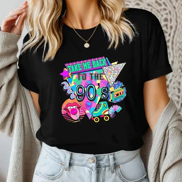 T-shirt pour femmes, I Love 90s