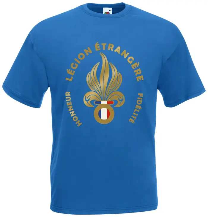 T-Shirt du Régiment des Étrangères Françaises avec Logo Imprimé