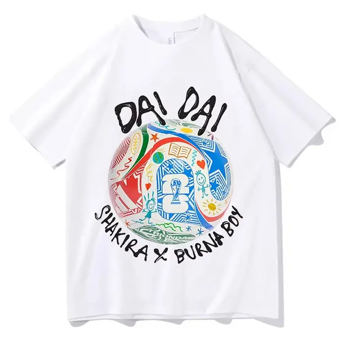 T-shirt unisexe Shakira DAI DAI 2026 – Mode décontractée