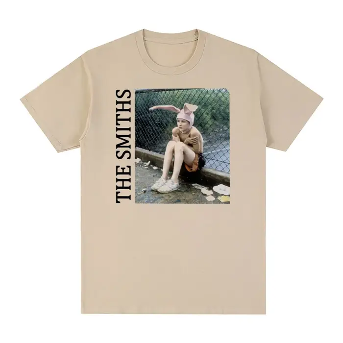 T-shirt Vintage The smith pour Homme et femme, en coton, style indien Morrissey, collection 1980