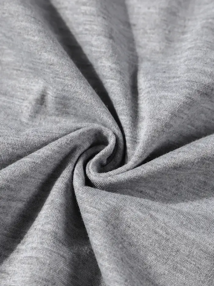 Gris couleur unie vêtements hommes t-shirts de haute qualité nouveau t-shirt été décontracté couverture en coton Hip