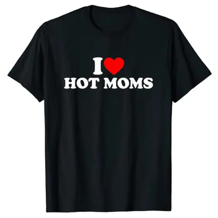 T-Shirt «I Love» pour mamans, hauts, cadeau de fête des mères