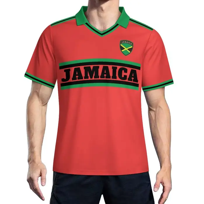 Polo de Rugby rétro rayé en maille pour hommes