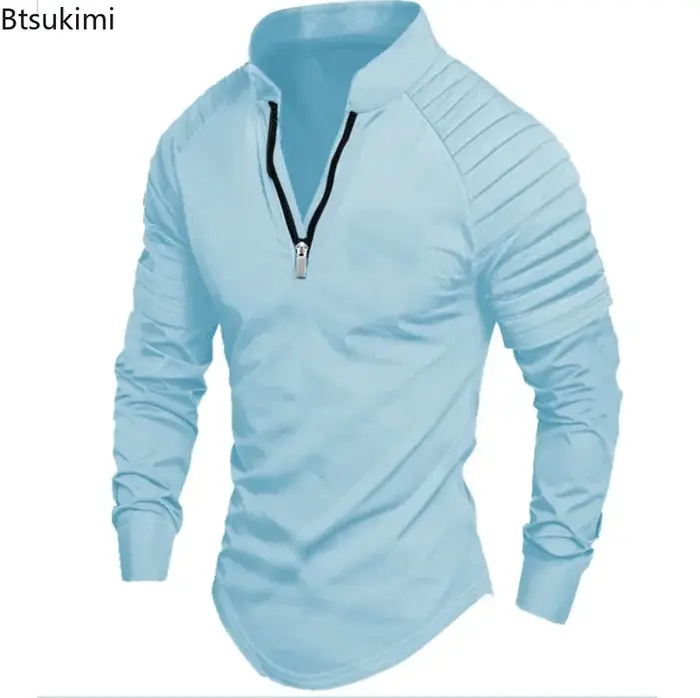 Polo à manches longues pour hommes