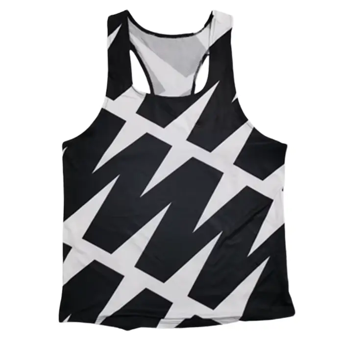 Hommes course gilet athlétisme débardeur vitesse Fitness chemise sans manches piste champ Singlet