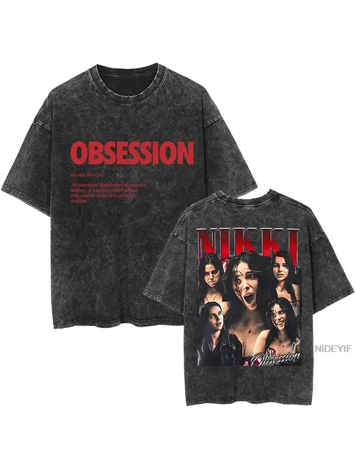T-shirt surdimensionné Obsession Horror Movie