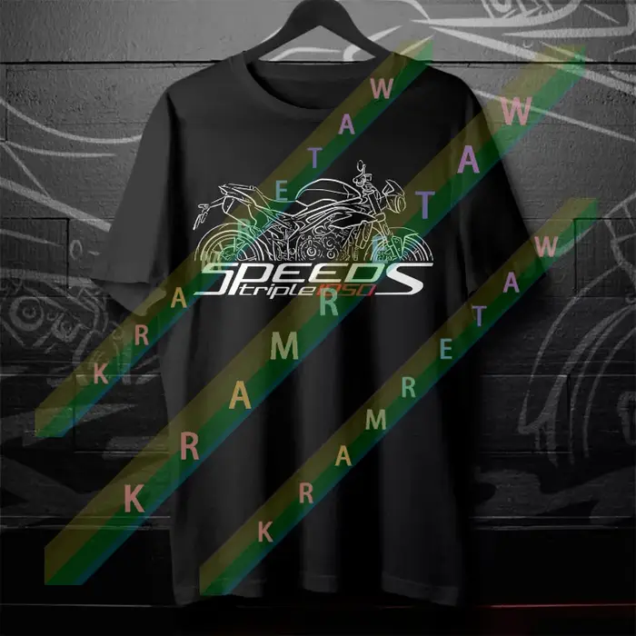 2025 été Triumphs hommes T-shirt décontracté vitesse Triple 1050 S R RS moto